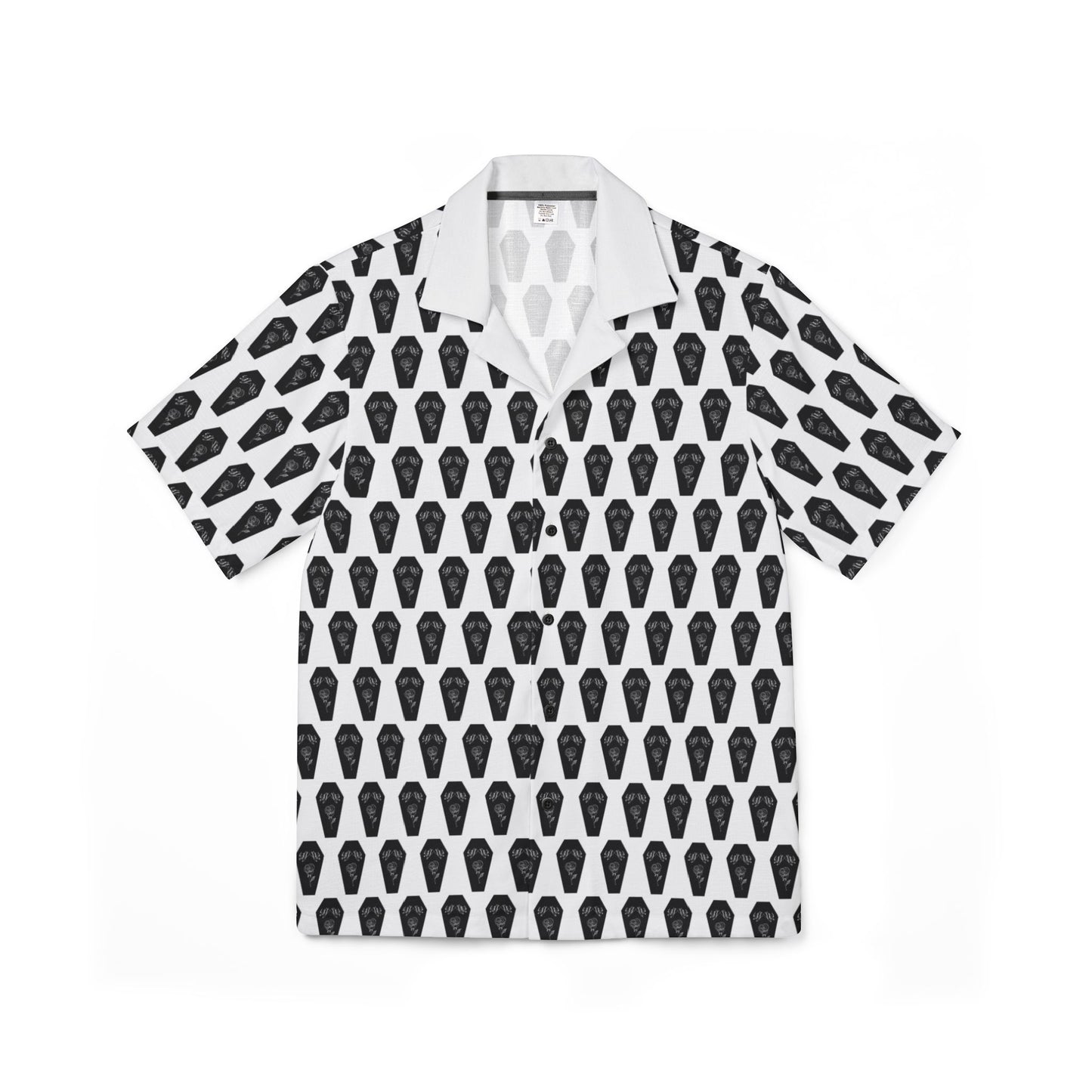 Men's Gothic Hawaiian Camp Shirt - Spooky Summer Vibes
