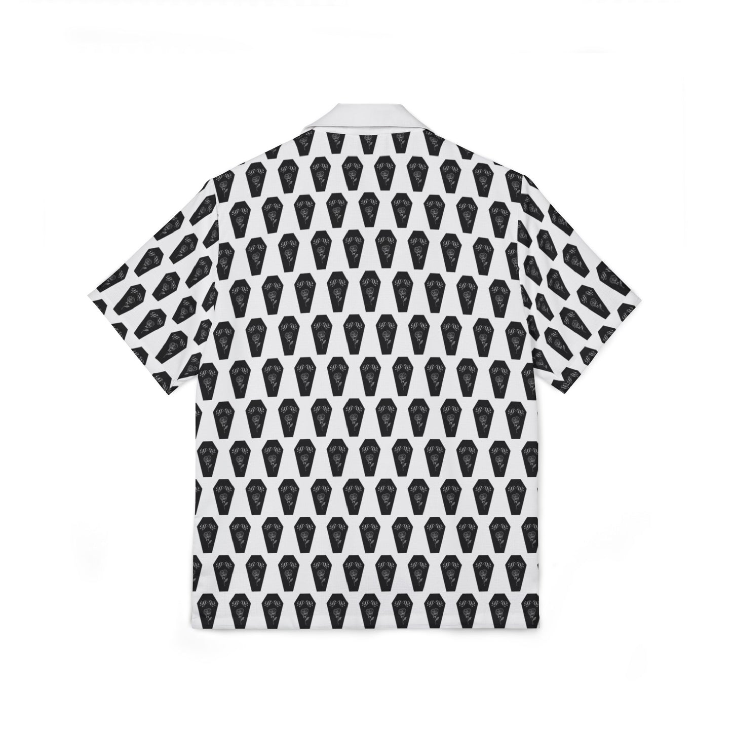 Men's Gothic Hawaiian Camp Shirt - Spooky Summer Vibes
